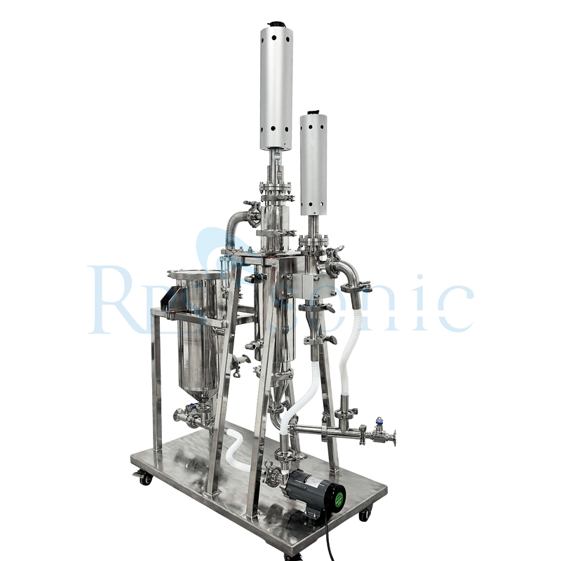 Máy homogenizer siêu âm kỹ thuật số Titanium Powder Stainless Steel 2L Max Capacity Used Cosmetic Detergent Milling